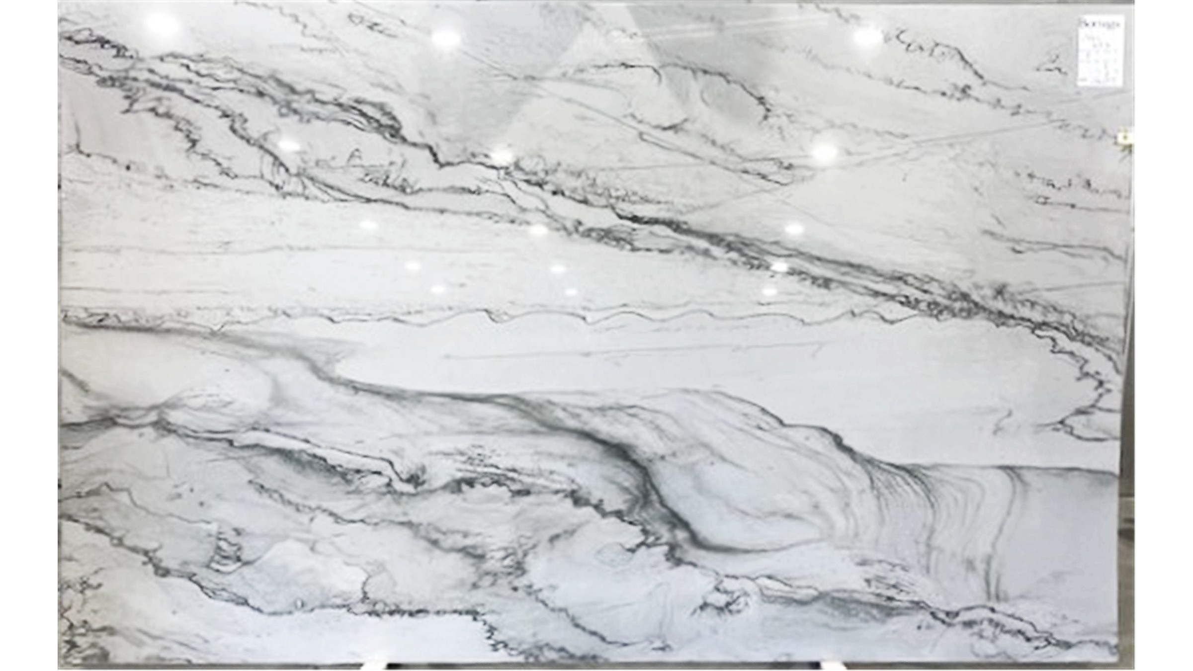 Opus White Marble Slabs